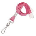 5/8" Pink Awareness Lanyards with Breakaway